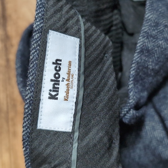 Kinloch Anderson Scotland Tweed Houndstooth Herringbone Dress Pants Lot of 3 - Picture 10 of 13